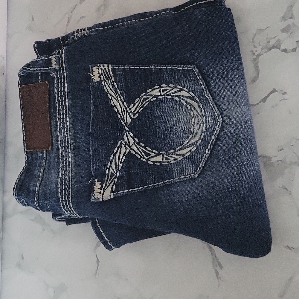 Big Star Vintage Y2K Super Low Rise  Bootcut Jeans